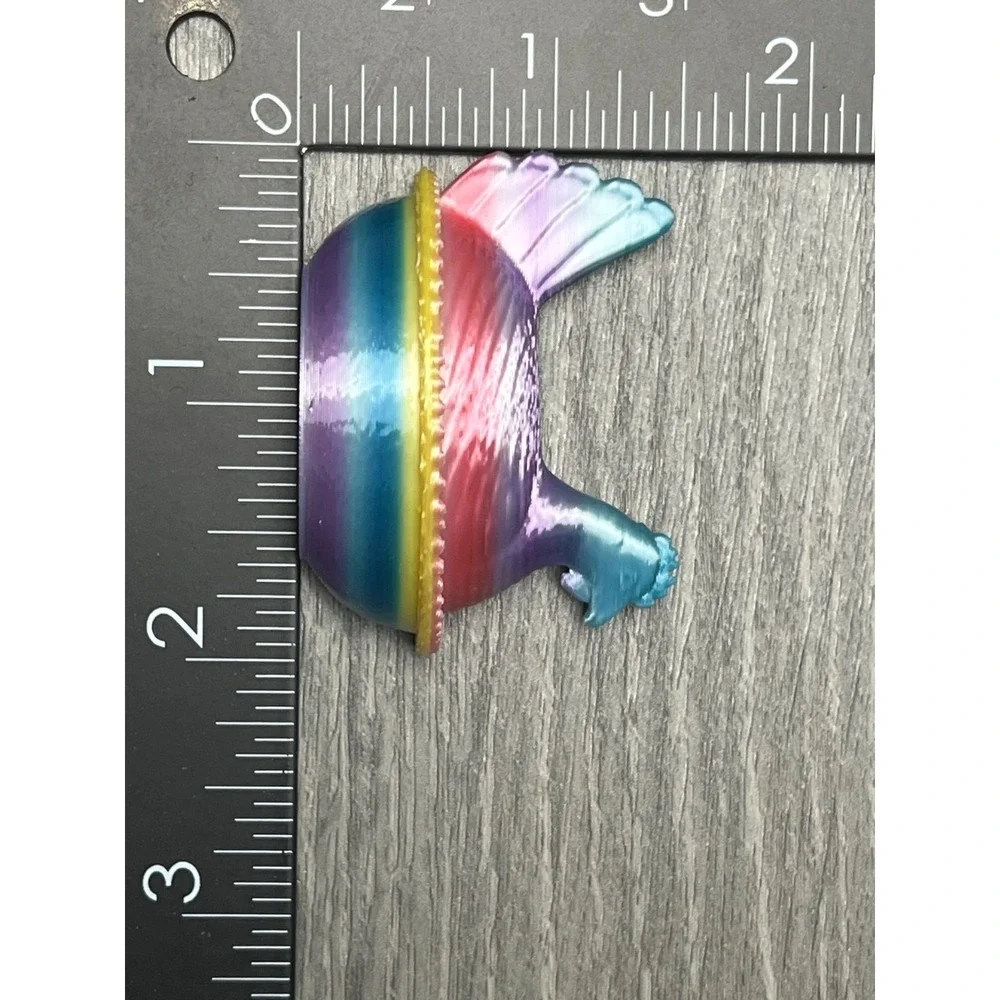 Set 6 Hen On Nest Chicken Fridge Magnets Rainbow 3D Print HON Kitchen Farmhouse